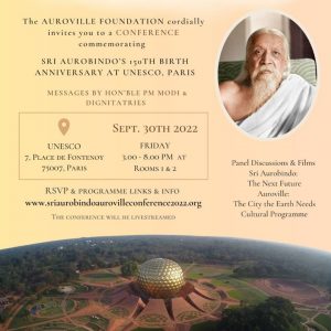 ÉVÉNEMENT REPORTÉ : Célébration des 150 ans de la naissance de Sri Aurobindo