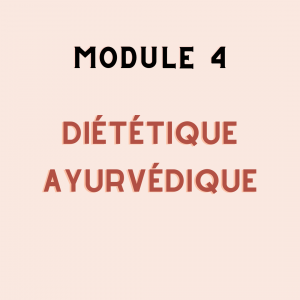 Formation en Diététique ayurvédique (module 4)