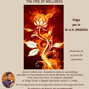 Stage AGNI the FIRE of WELLNESS – 24 au 28 septembre 2023