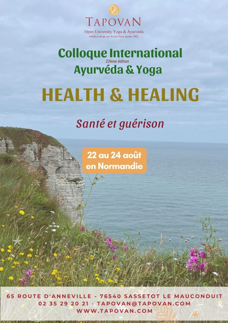You are currently viewing 22ème Colloque Yoga & Ayurveda – 22 au 24 août 2026