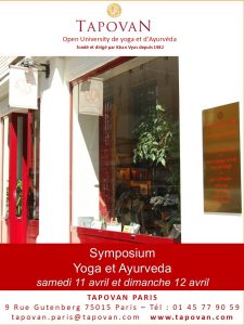 Lire la suite à propos de l’article Symposium Yoga & Ayurvéda à Paris les 11 et 12 Avril 2026