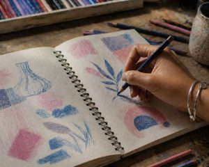 stage akriti dessin et peinture à tapovan