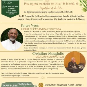 Conférence Ayurvéda et Médecine Chinoise